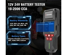 AW-Tools EM TESTER BATERII 6V/12V/24V KONNWEI Z DRUKARKĄ