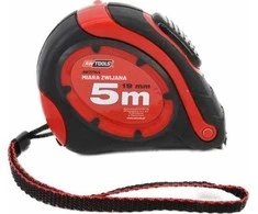 AW-Tools AWTOOLS RULETĖ SU MAGNETU 5m x 19mm ABS TPR 1-AUTO STOP