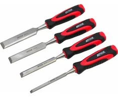 AW-Tools AWTOOLS KALTŲ RINKINYS SU PLAST. RANKENOMIS 4vnt. 6/12/18/24mm