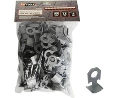 AW-Tools AWTOOLS SYSTEM POZIOMOWANIA PŁYTEK STANDARD 1,5mm - 7-15mm - KLIPS 100szt.