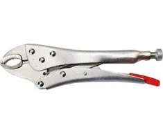 AW-Tools AWTOOLS Fiksavimo replės 250mm su užapvalintais žiaunų antgaliais