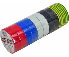 AW-Tools AWTOOLS IZOLIACINĖ JUOSTA 19mm x 20m MIX/10vnt
