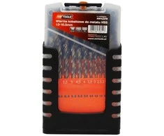 Grąžtas AW-Tools AWTOOLS GRĄŽIAI METALUI 1,0-10,0 mm / KOBALTAS / RINKINYS 19 VIENŲ