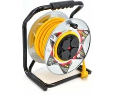 AW-Tools AWTOOLS pratęsimas BUGNAS METAL GELTONAS HEAVY DUTY 30m 3x2,5 mm 16A / 3680W / IP44 NEOPRENAS