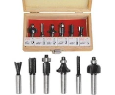 AW-Tools AWTOOLS MEDIENOS KAŽTUVĖS, 6 vnt. BANGAS 8 mm