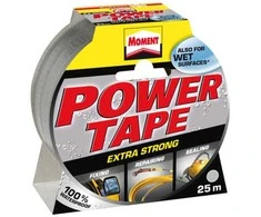 Lipnioji juostelė MOMENT POWER TAPE, 25 m × 50 mm, sidabrinė