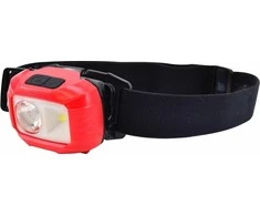 AW-Tools AWTOOLS Juodas LINE PRIEKINIS ŽIBINTAS DUOBEAM CREE LED 3xAAA