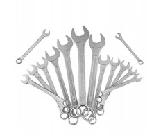 AW-Tools Rinkinys plokščių dvikilpių veržliarakčių 10 el. (6,8,10,12,13,14,15,17,19, 22mm)
