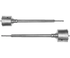AW-Tools SDS Plus gręžimo karūnų betonui su  350mm centravimo grąžtais rinkinys FI65mm + FI80mm
