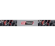 AW-Tools Darbinė striukė su gobtuvu AWTools AW02714; 2XL; juoda/pilka