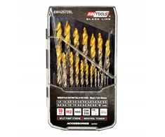 Grąžtas AW-Tools Grąžtų komplektas metalui AWTools AW42572BL; 1,5-10 mm; 19 vnt.