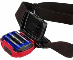AW-Tools AWTOOLS Juodas LINE PRIEKINIS ŽIBINTAS DUOBEAM CREE LED 3xAAA