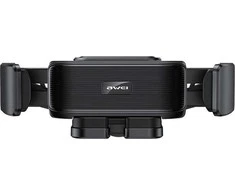 Awei Automobilių laikiklis Awei X39 gravitacija į juodą tinklelį