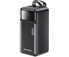 Awei Powerbank PA-106 50000mAh 22,5W PD 3xUSB-C juodas