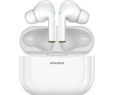 AWEI ausinės Bluetooth 5.0 T29 TWS baltos spalvos