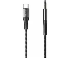 Adapteris USB-C - Jack 3.5 AWEI (CL-116T) juodos spalvos