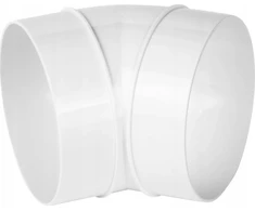 AWENTA alkūninis kanalas Awenta KO125-23/45 apvalus 45 laipsnių fi125mm