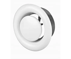 AWENTA Ištraukimo anemostatas Awenta AMW100 fi 100 metalinis baltas