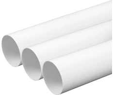 AWENTA Apvalus ventiliacijos ortakis Awenta KO125-05 fi125mm baltas 0.5m