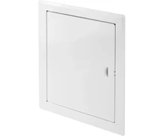 AWENTA Revizijos durelės metalinės 500 x 500 mm baltos (DM102)
