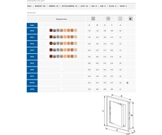 AWENTA Plastikinės revizinės durelės 150x200 sidabrinės Awenta DT11SR