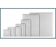 AWENTA Plastikinės apžiūros durelės 20x30 satininis sidabras Awenta DT14SS