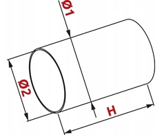 AWENTA Apvalus vėdinimo ortakis Awenta KO160-10 FI 160 1,0 m baltas