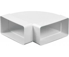 AWENTA Alkūnė KP75-24 75x150mm 90 laipsnių horizontali plokščia balta