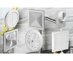AWENTA Vėdinimo grotelės 200x200 baltos Awenta T51