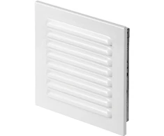 AWENTA Vėdinimo grotelės metalinės 140x140 baltos Awenta MT1B