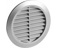 AWENTA Apvali ventiliacijos grotelė T30SS fi100 satinas (AA T30SS/ALL)