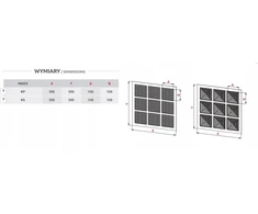 AWENTA lubų vėdinimo dangtis Awenta RP baltas