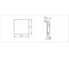 AWENTA Panel Trax Awenta PTCB125P 125 juodas