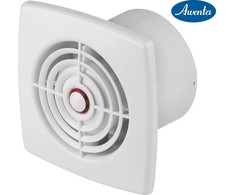 AWENTA Retis vonios ventiliatorius 90m3/h 14W 230V su drėgmės jutikliu ir laikmačiu, baltas Awenta WR100H