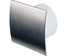 AWENTA Ventiliatorius Vonios kambario ventiliatorius Escudo Awenta WES125H fi125mm 175m3/h 18W 230V su drėgmės jutikliu ir laiko delsa sidabrinis