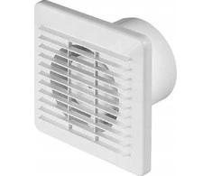 AWENTA Vonios ventiliatorius Basic fi100 90m3/h 14W 230V su laido jungikliu, baltas Awenta WB100W
