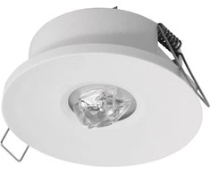 AWEX Avarinis šviestuvas AXP IP65/20 ECO LED 3W 330lm (pasirinktinai universalus) 1h vienos paskirties AT baltas AXPU/3W/ESE/AT/WH - AXPU/3W/ESE/AT/WH