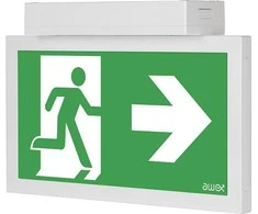 AWEX Avarinis šviestuvas INFINITY II AC LED 1W 3h dvigubos paskirties AT pilkas IF2ACS/1W/BSA/AT/GR - IF2ACS/1W/BSA/AT/GR