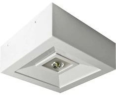 AWEX LED avarinis šviestuvas 3W 1h LOVATO N ECO LED 3W (atvira optika) vienos paskirties baltas LVNO/3W/ESE/X/WH - LVNO/3W/ESE/X/WH