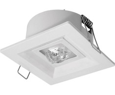 AWEX avarinis šviestuvas LOVATO P ECO LED 1W 125lm (koridorinė optika) 3h vienos paskirties baltas LVPC/1W/ESE/X/WH - LVPC/1W/ESE/X/WH