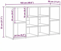 Batų suolelis 103 x 30 x 54,5 cm Apdirbta mediena