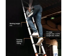 Teleskopinės kopėčios Batavia Giraffe AIR, 3,27 m