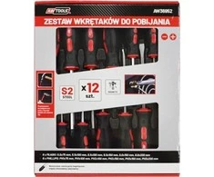 AW-Tools Atsuktuvų rinkinys AWTools AW36952; SLx6; PHx6; 12 vnt.