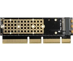 AXAGON PCEM2-1U PCI-E 3.0 16x - M.2 SSD NVMe, iki 80 mm SSD, žemo profilio 1U