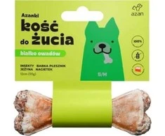 AZANKI Bone su vabzdžiais ir gervuogėmis S/M - skanėstas šuniui - 12 cm