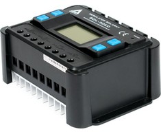 Saulės PWM įkrovimo valdiklis su LCD AZO Digital SOL-30ED 12/24 - 30A
