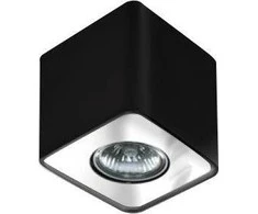 Lubinis šviestuvas Lubų žibintas Azzardo Azzardo Nino 1 AZ0736 FH31431S Lubos lempa 1x50W GU10 juoda / chromo + LED lemputė 1 Zł NEMOKAMAI!
