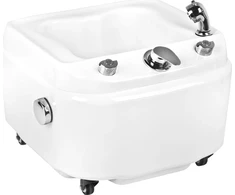 Activeshop Pedikiūro vonelė su hidromasažu Azzurro A023 Chrome