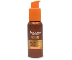 Babaria Sol Bronze Facial Veido kremas su apsauga nuo saulės Glow Color SPF50, 40 ml