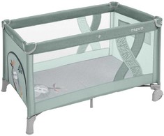 Baby Design Kelioninė lovytė-maniežas Espiro Simple, žalias